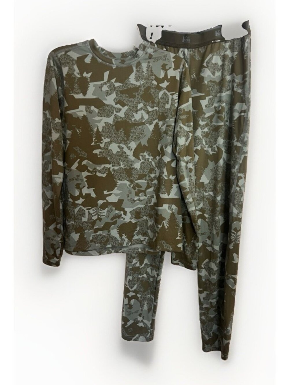 REI co-op Lightweight Base Layer Top And Bottoms - Kids L 14 16.     Ii